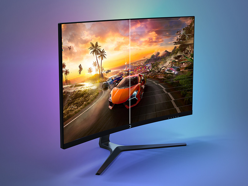 GamePower Vivid V60 27&amp;amp;#039;&amp;amp;#039; Curved RGB 240Hz 0.5ms FHD 1500R Curved 2x2W Speaker VA Gaming Monitör