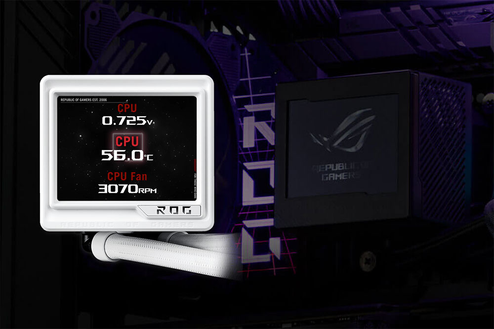 ASUS ROG Ryujin III 360 ARGB Extreme 360mm Beyaz İşlemci Sıvı Soğutucu 