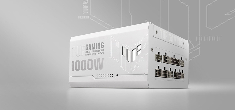 ASUS TUF-GAMING-1000G White 1000W 80+ Gold Full Modüler Gaming Power Supply