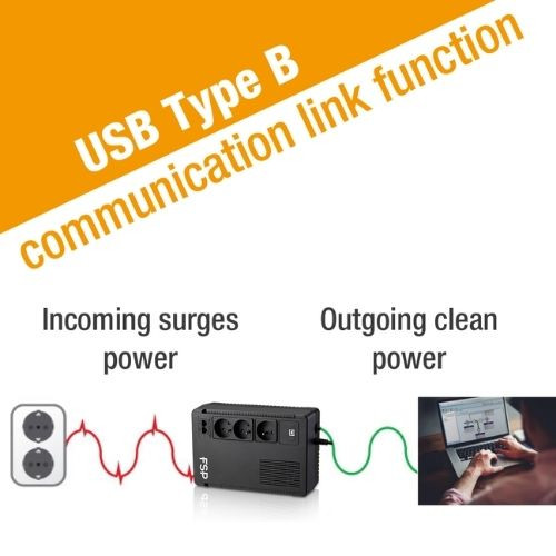 FSP ECO Serisi 800VA Line-Interactive UPS