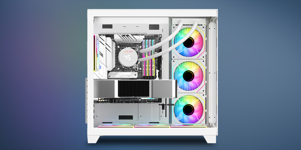 GamePower Warcry TopGlass  4xARGB Temperli Cam ATX Beyaz Gaming Kasa