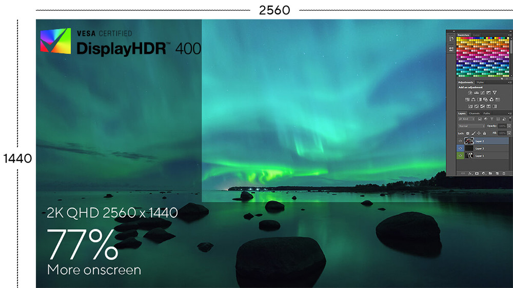 ASUS ProArt PA278CFRV 27″  5ms 100Hz 2K Pivot IPS Monitör