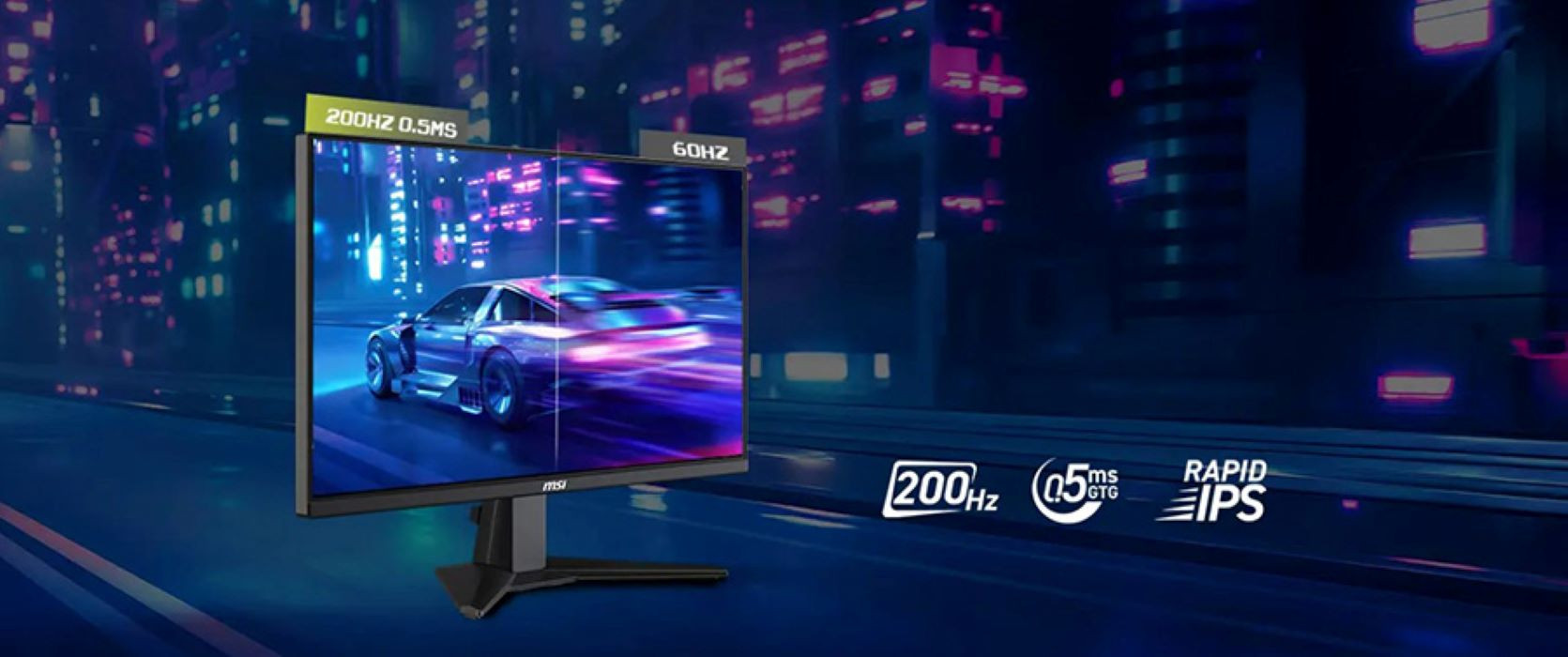 MSI MAG 244F 23.8″ 1920x1080 (FHD) RAPID IPS FLAT 200Hz 0.5Ms Free Sync Gaming Monitör