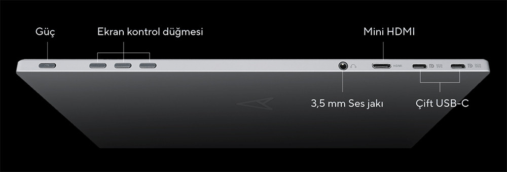ASUS ZenScreen MQ17QH 17.3″ 0.2ms 60Hz 2.5K QHD Taşınabilir Monitör