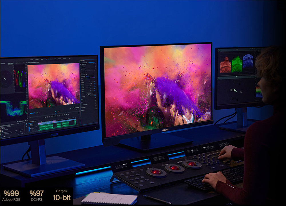 ASUS ProArt Display PA32UCXR 32″ 5ms 60Hz 4K Ultra HD IPS Monitör