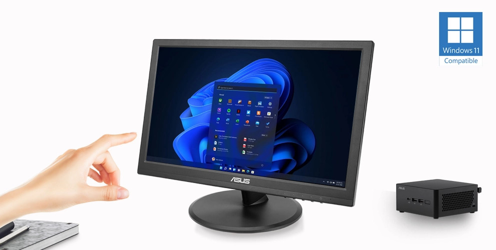 ASUS VT169HE 16″ 60Hz 5ms Flicker free  Full HD IPS Dokunmatik Monitör