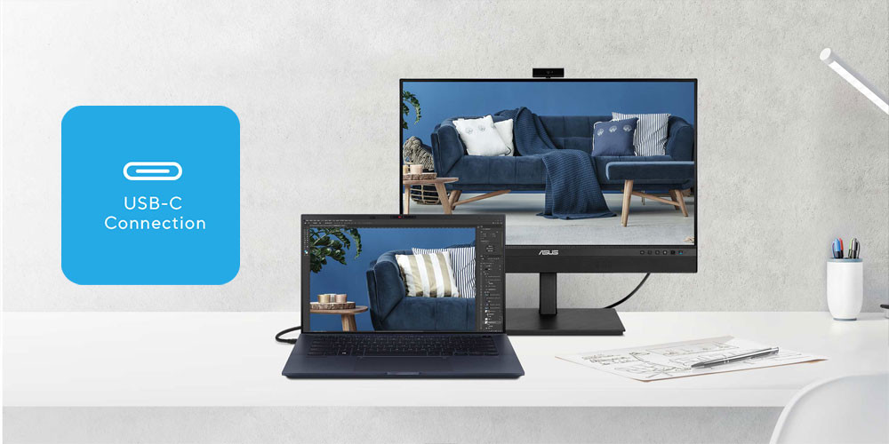 ASUS BE27ACSBK 27″ 60Hz 5ms Webcam Pivot 2k WQHD IPS Monitör