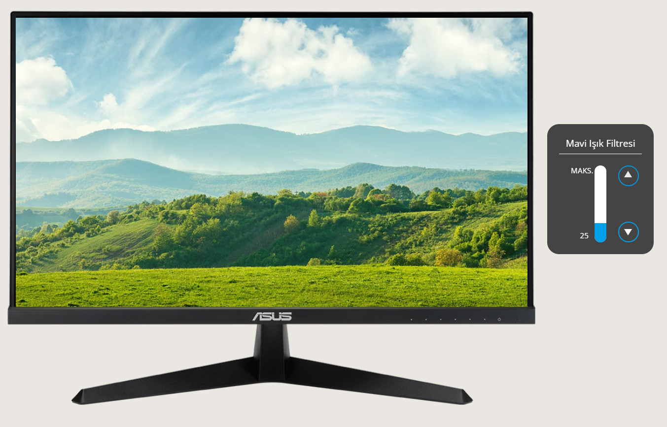 ASUS VY229HF 22″ 100Hz 1ms Adaptive-Sync SmoothMotion  Full HD IPS Gaming (Oyuncu) Monitör