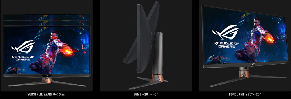  ASUS ROG Swift PG32UQXR 32″ 160Hz 1 ms GTG Adaptive-Sync DisplayHDR 1000 4K Utra HD Fast IPS Gaming (Oyuncu) Monitör 