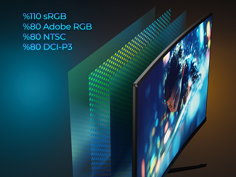 James Donkey Rion R10 24″ 144Hz 1Ms FHD VA Gaming Monitör