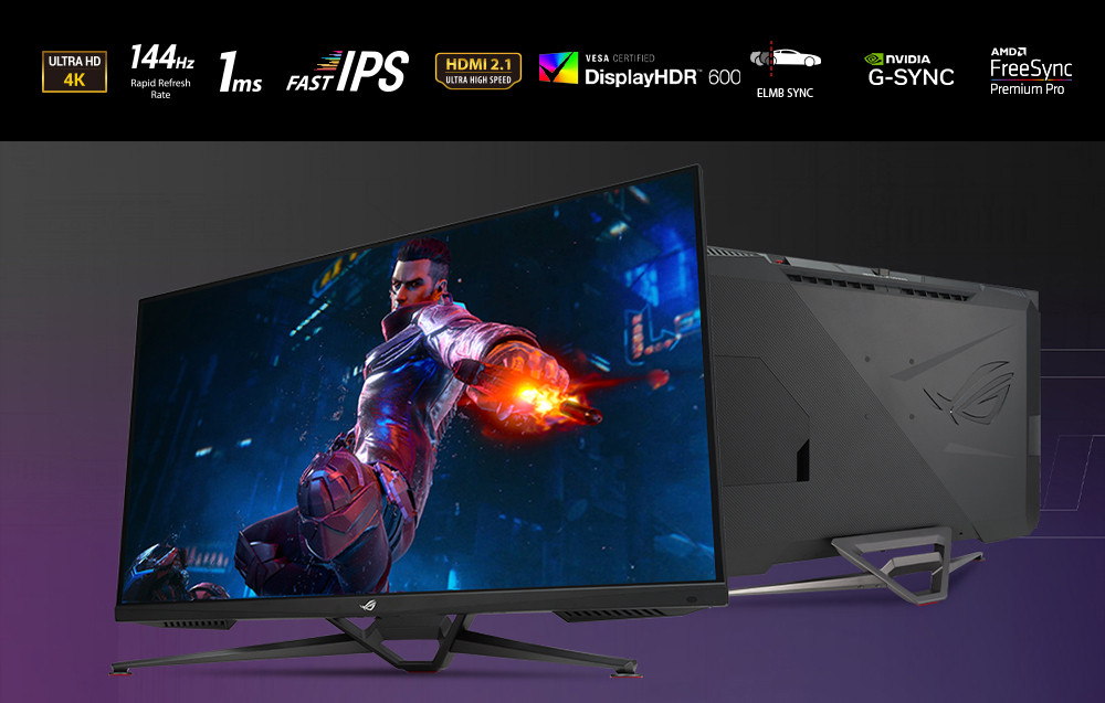  ASUS ROG Swift PG38UQ 38″ 144Hz 1ms GTG Adaptive-Sync DisplayHDR™ 600 4K Utra HD Fast IPS Gaming (Oyuncu) Monitör 