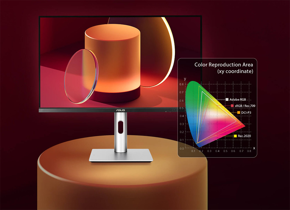 ASUS ProArt Display PA24ACRV 24″ 75Hz 5ms 2K QHD VESA DisplayHDR 400 IPS Profesyonel  Monitör
