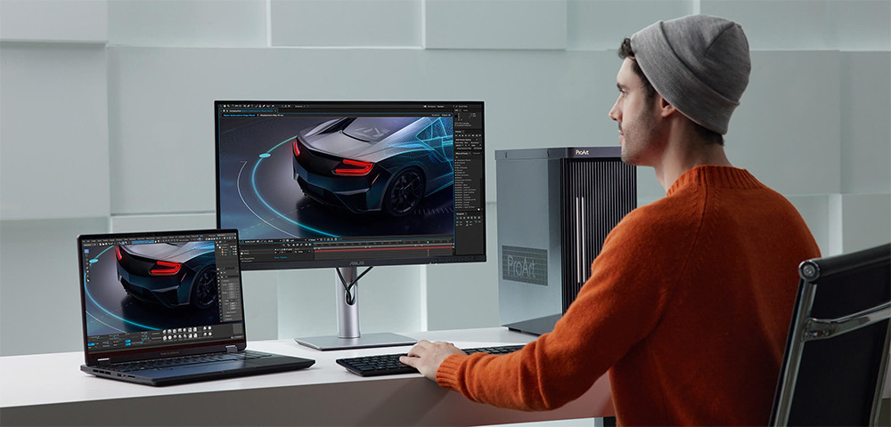ASUS ProArt Display PA24ACRV 24″ 75Hz 5ms 2K QHD VESA DisplayHDR 400 IPS Profesyonel  Monitör