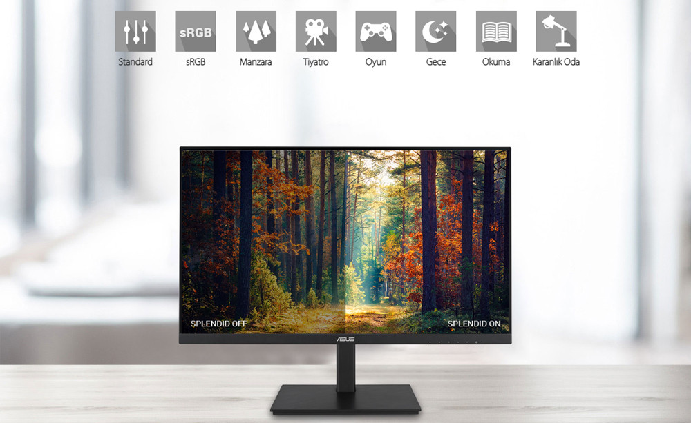 ASUS VA24DQSB  23.8 ″  5ms  75Hz  Adaptive-Sync Full HD IPS Monitör
