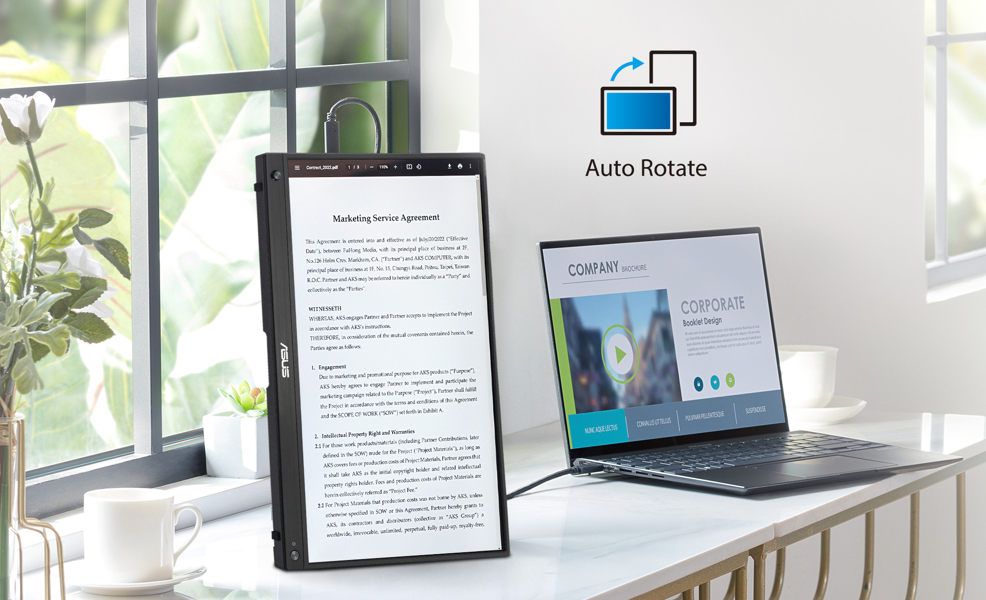 ASUS ZenScreen Touch MB16AMTR 16″ 5ms 60Hz  Full HD IPS Taşınabilir Dokunmatik Monitör