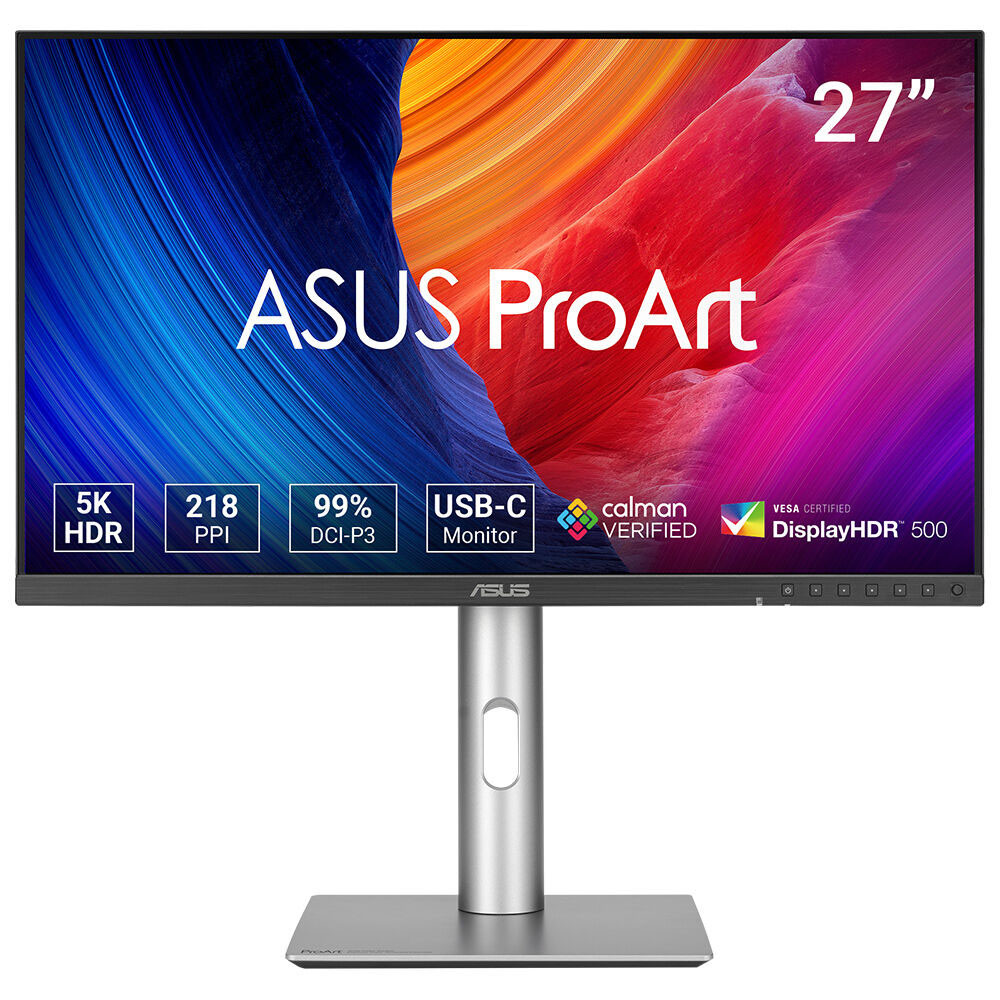 ASUS ProArt Display PA27JCV 27″ 5ms 60Hz VESA DisplayHDR 500 5K Ultra HD IPS Profesyonel Monitör