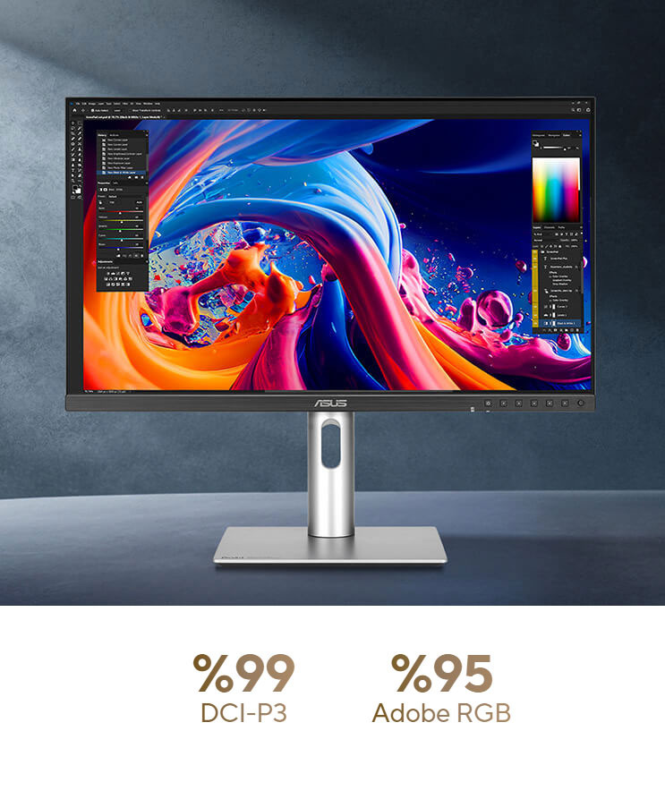 ASUS ProArt Display PA27JCV 27″ 5ms 60Hz VESA DisplayHDR 500 5K Ultra HD IPS Profesyonel Monitör