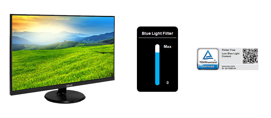 ASUS VA27DCP 27″ 5ms 75Hz Adaptive Sync  Eye Care  Full HD IPS Monitör