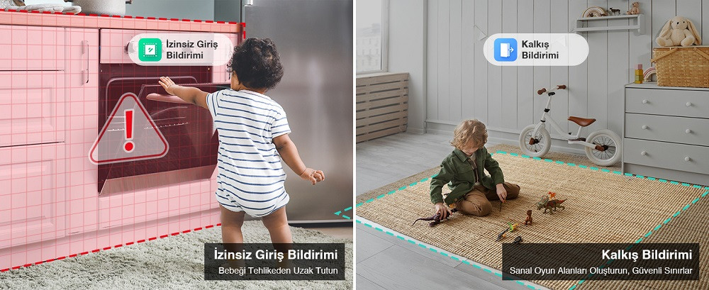 Botslab +360 C221 PRO 5MP 3K Çözünürlük 360° Akıllı Gece Görüşlü Wi-Fi Güvenlik Kamerası