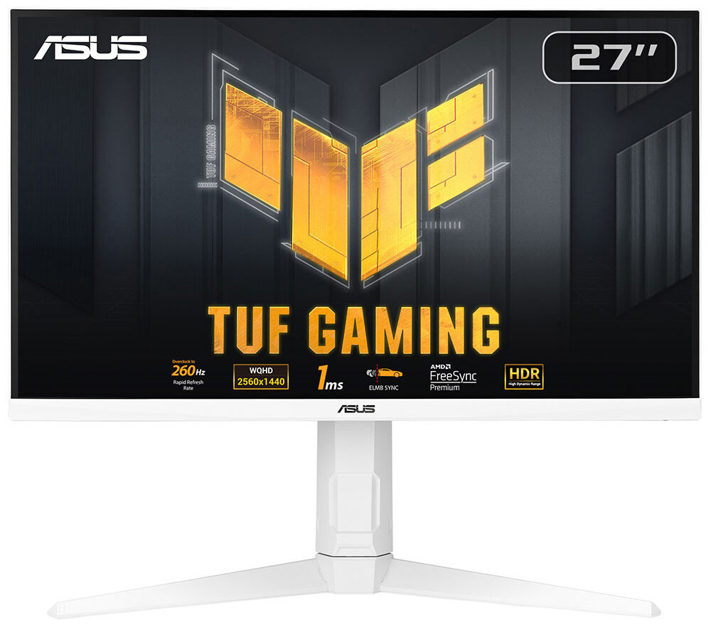Asus TUF Gaming VG27AQML1A-W 27″ 260Hz 1ms GTG ELMB Sync  2K Ultra HD Fast IPS Gaming (Oyuncu) Monitör