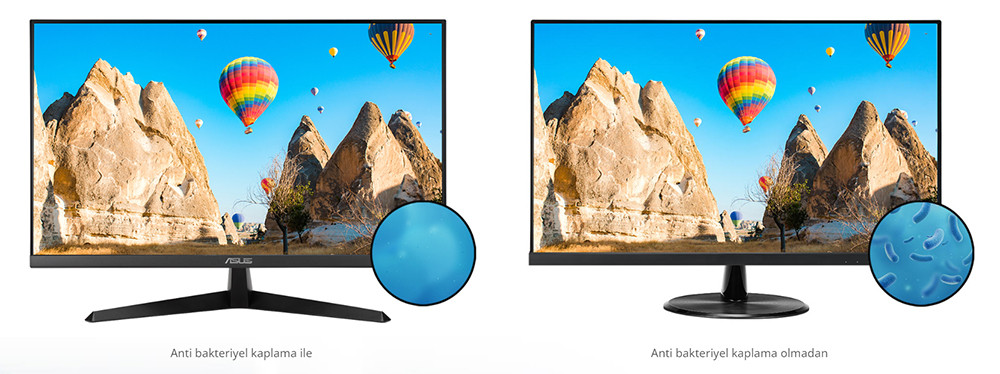 ASUS VY27UQ 27″ 5ms 60Hz  Eye Care HDR-10 4K Ultra HD IPS Monitör