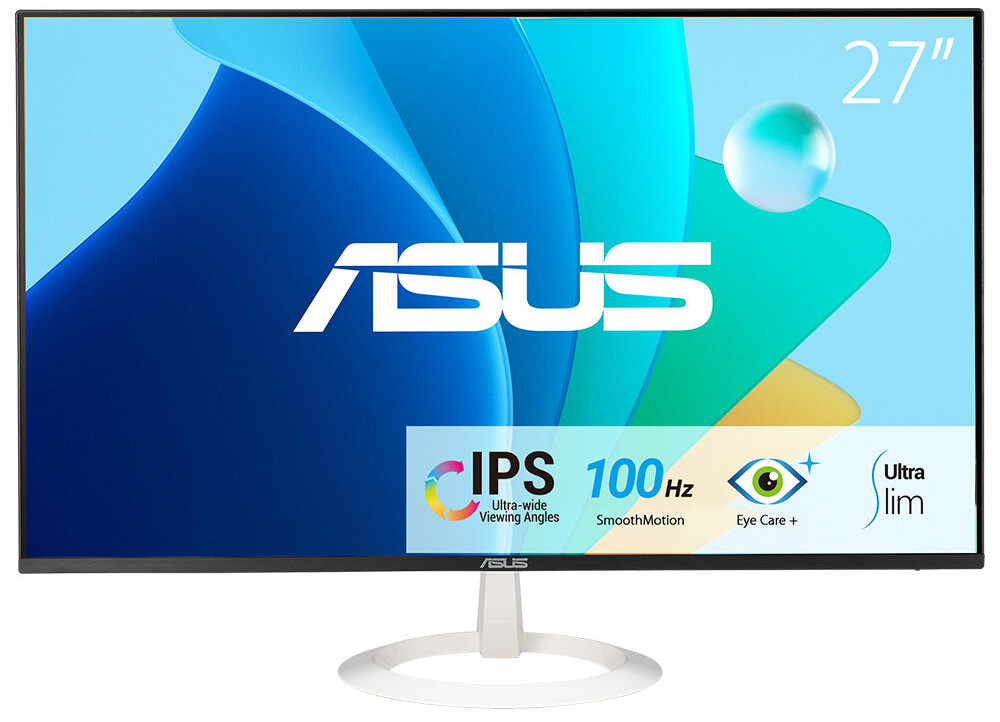 ASUS VZ27EHF-W 27″ 100Hz 1ms Adaptive-Sync Eye Care Full HD IPS Monitör