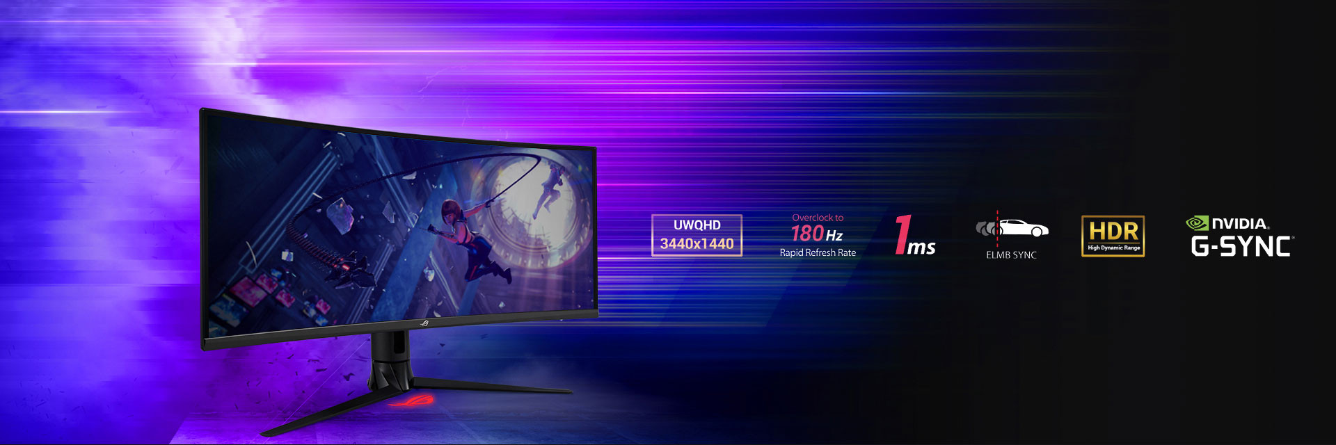 ASUS ROG Strix XG349C 34″ 180Hz 1ms DisplayHDR 400 UWQHD Fast IPS Gaming (Oyuncu)  Monitör