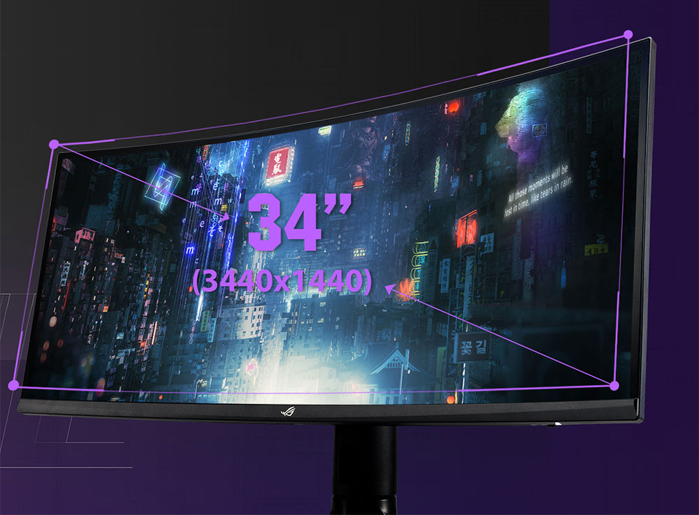 ASUS ROG Strix XG349C 34″ 180Hz 1ms DisplayHDR 400 UWQHD Fast IPS Gaming (Oyuncu)  Monitör