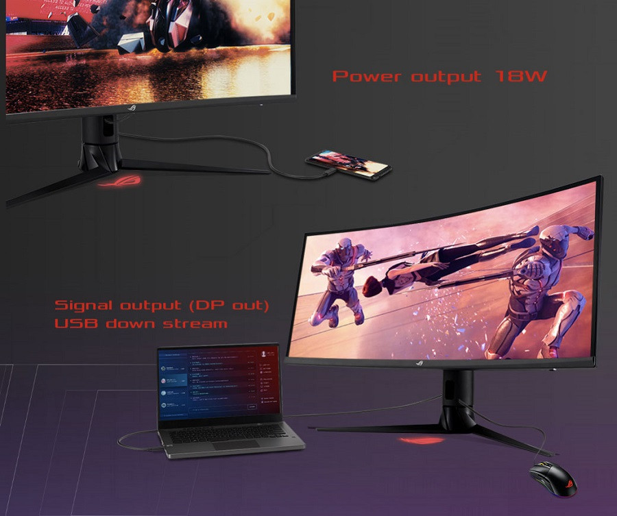 ASUS ROG Strix XG349C 34″ 180Hz 1ms DisplayHDR 400 UWQHD Fast IPS Gaming (Oyuncu)  Monitör