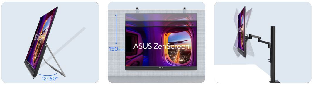 ASUS ZenScreen MB27ACF 27″ 5ms 100Hz 2K QHD IPS Taşınabilir Monitör