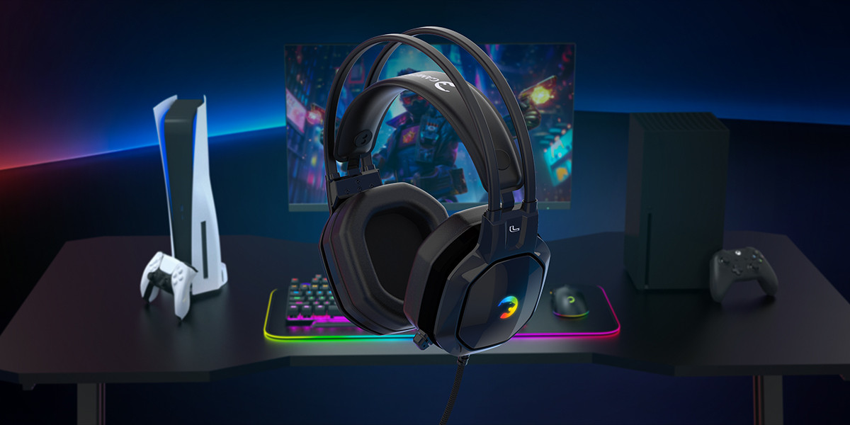 GamePower Ryo Siyah 7.1 Surround Rainbow Gaming Kulaklık