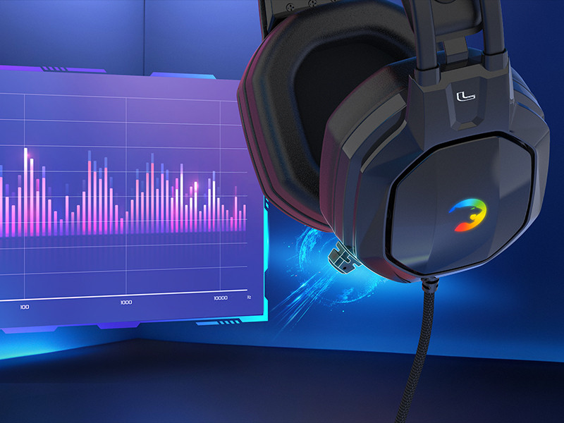 GamePower Ryo Siyah 7.1 Surround Rainbow Gaming Kulaklık