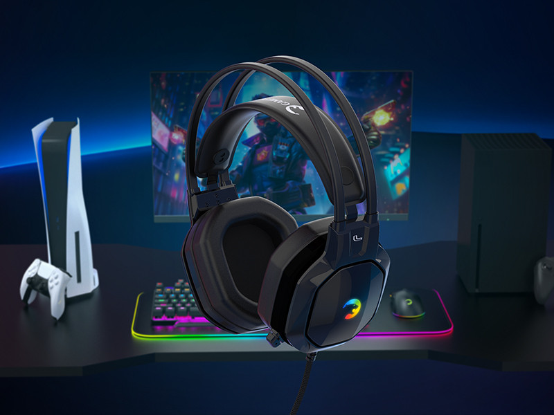 GamePower Ryo Siyah 7.1 Surround Rainbow Gaming Kulaklık