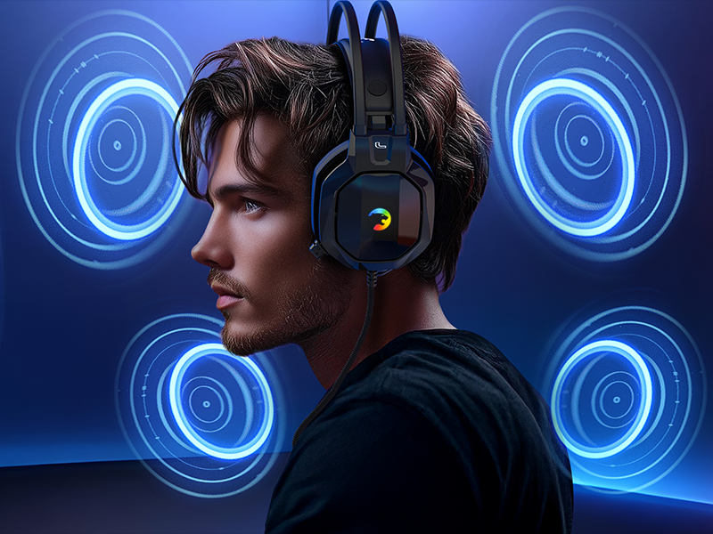 GamePower Ryo Siyah 7.1 Surround Rainbow Gaming Kulaklık