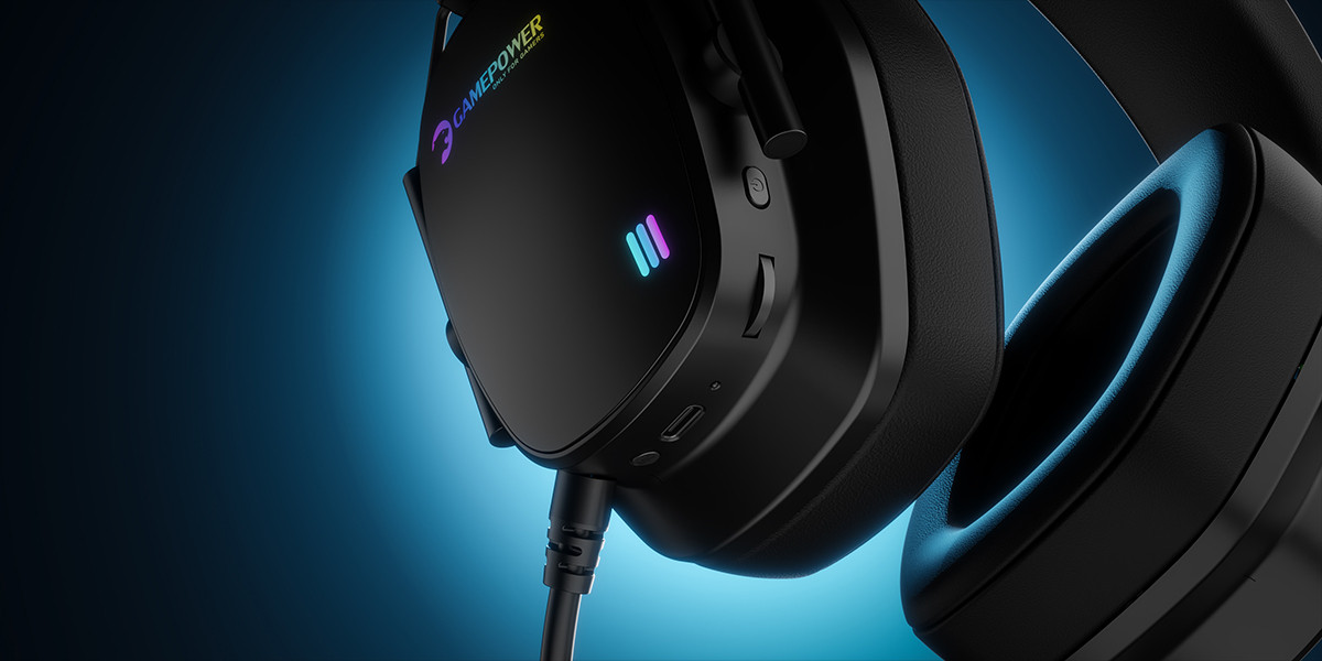 GamePower Kai Titanium Ultra Wireless 7.1 Surround Hi-Fi Rainbow Gaming Kulaklık