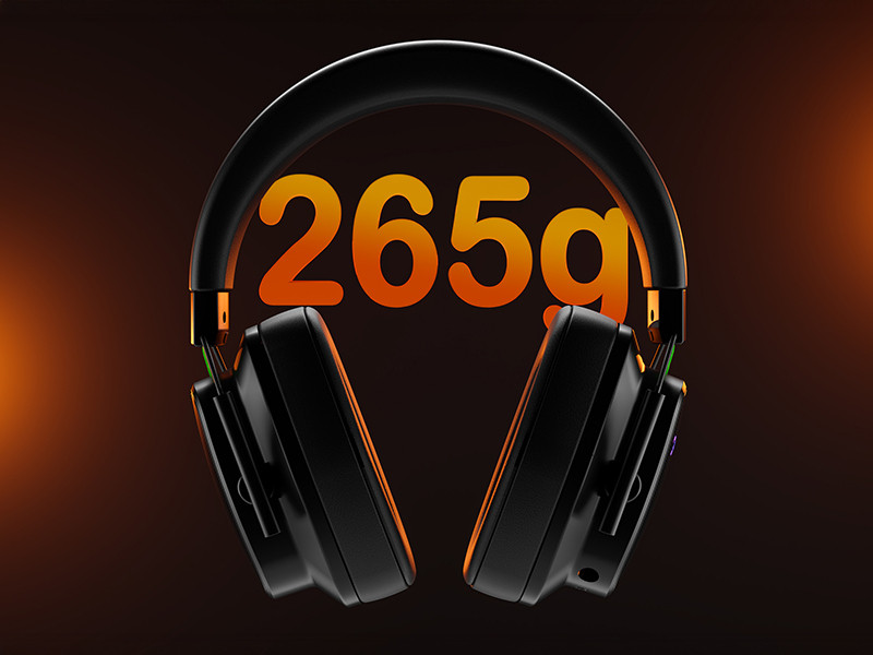 GamePower Kai Titanium Ultra Wireless 7.1 Surround Hi-Fi Rainbow Gaming Kulaklık
