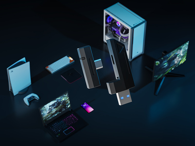 GamePower Kai Titanium Ultra Wireless 7.1 Surround Hi-Fi Rainbow Gaming Kulaklık