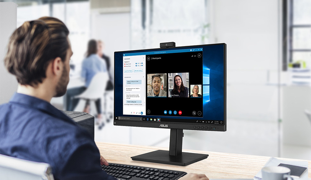ASUS BE24EQSK 24″ 75Hz 5ms Eye Care Web Cam Full HD IPS Monitör