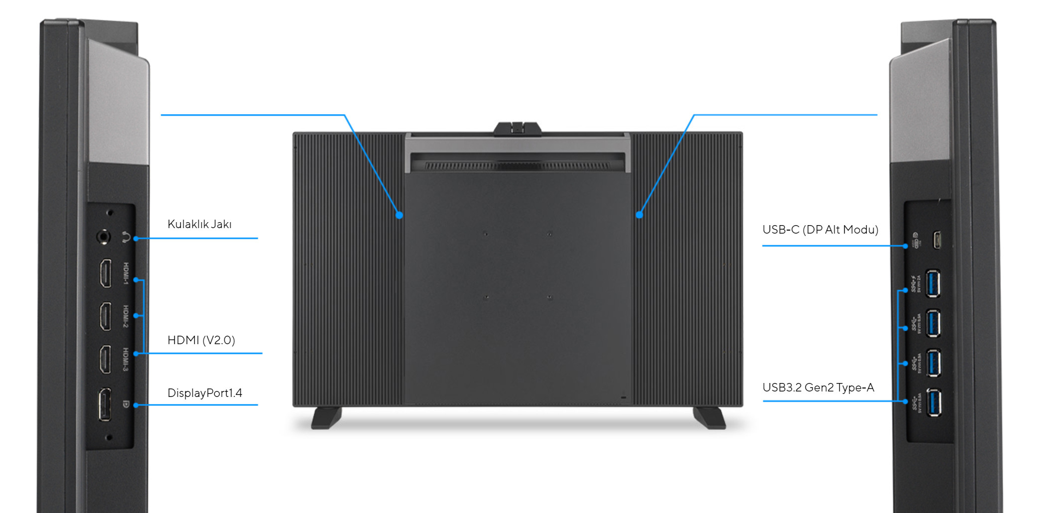 ASUS HA3281A 32″ 0.1ms 60Hz HealthCare 4K Ultra HD IPS  Monitör