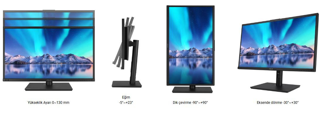 ASUS ProArt Display PA27DCE-K 27″ 0.1ms 60Hz 4K Ultra HD OLED Profesyonel Monitör