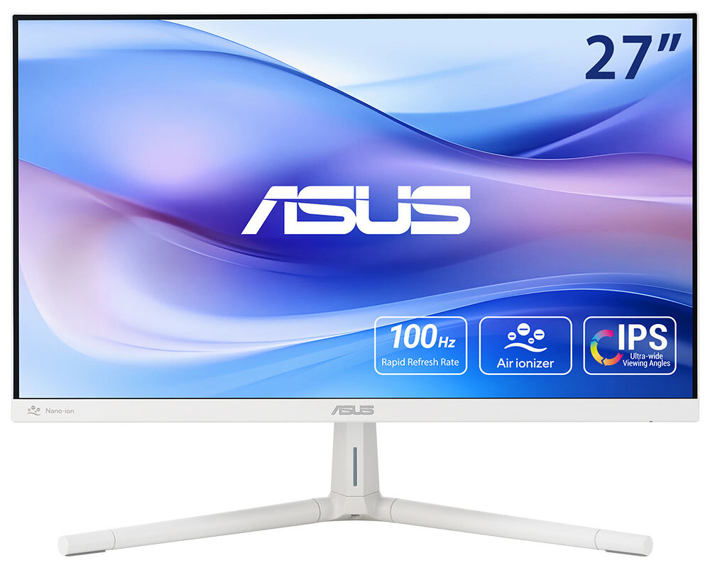 ASUS VU279HFI-W 27″ 100Hz 1ms Eye Care Hava İyonizeri Full HD IPS Monitör
