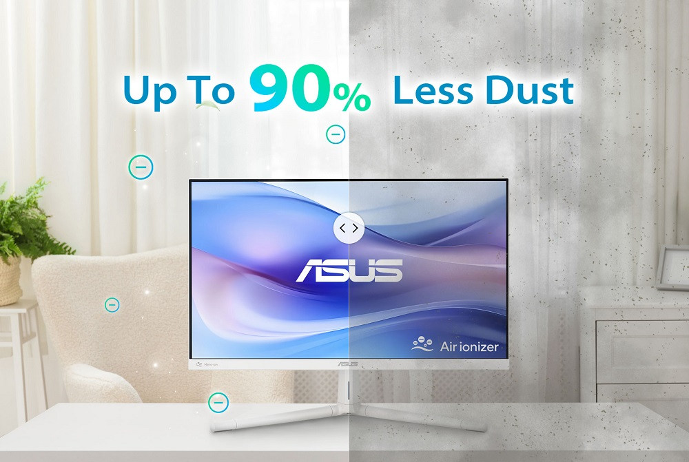 ASUS VU279HFI-W 27″ 100Hz 1ms Eye Care Hava İyonizeri Full HD IPS Monitör