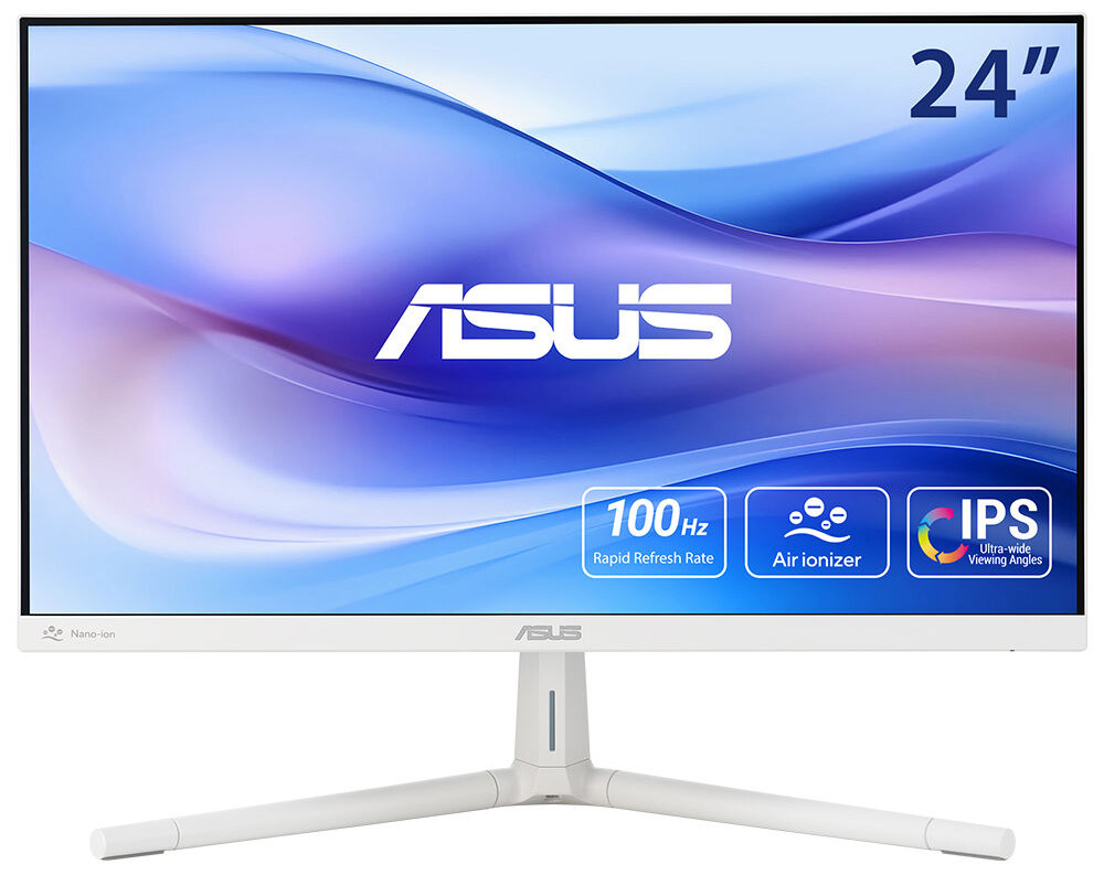 ASUS VU249HFI-W 24″ 100Hz 1ms Eye Care Hava İyonizeri Full HD IPS Monitör