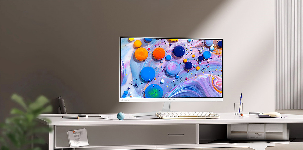 ASUS VU249HFI-W 24″ 100Hz 1ms Eye Care Hava İyonizeri Full HD IPS Monitör