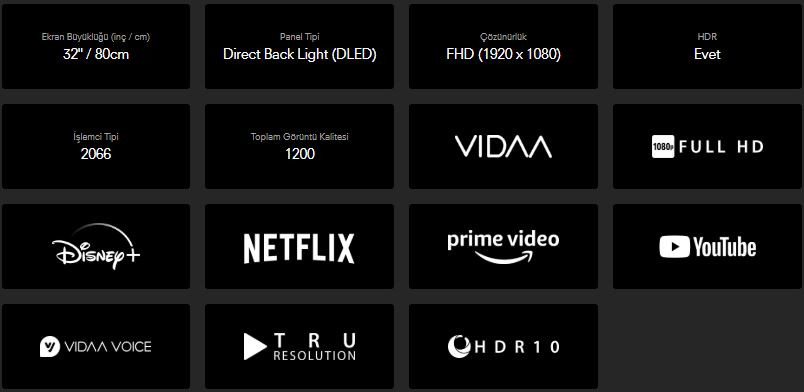Toshiba 32LV3563DT Full HD 32″ 80 Ekran Uydu Alıcılı Full HD Android Smart DLED TV