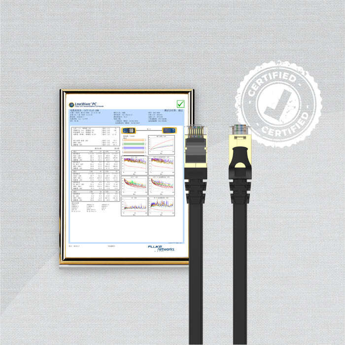 Unitek CAT7 20Mt Flat Patch Ethernet Kablosu C1897BK-20M