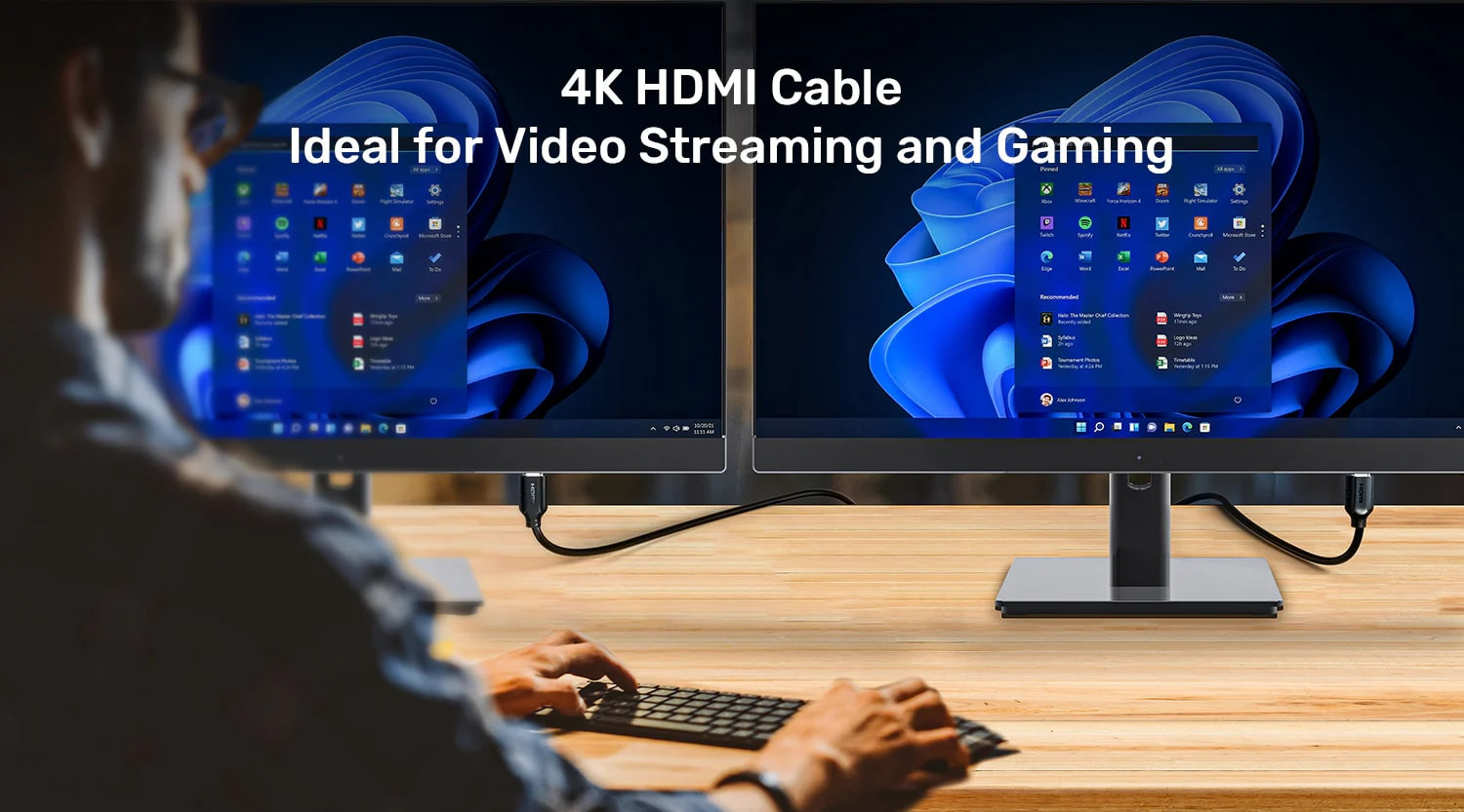Unitek HDMI Kablo v2.0 4K&60Hz 15Mt C11079BK-15M