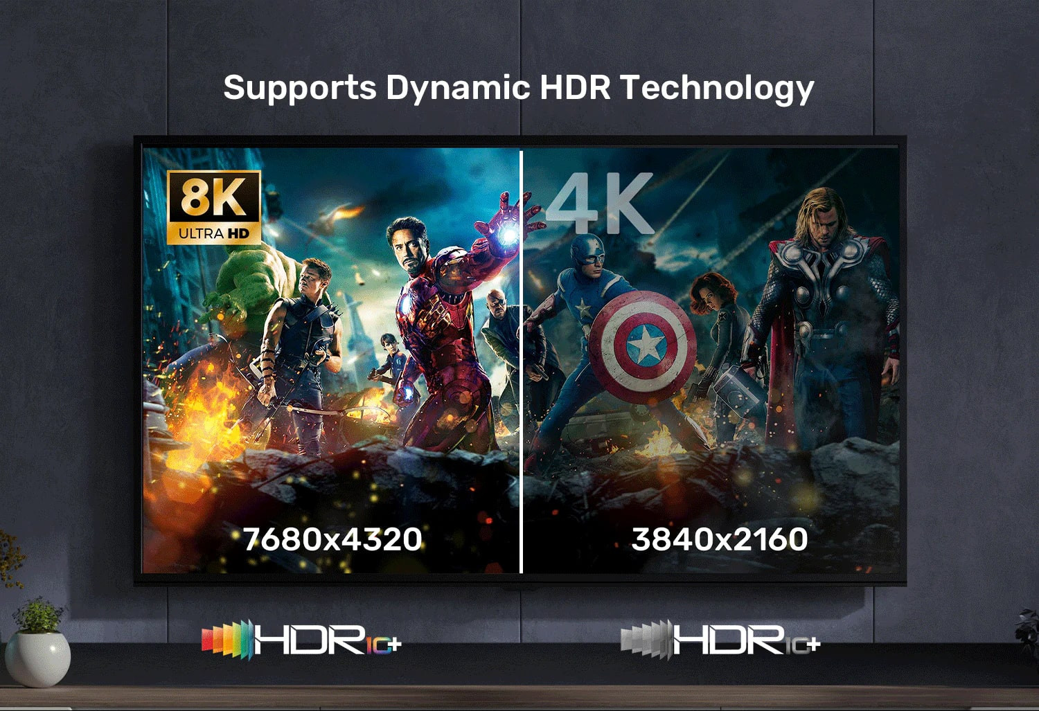 Unitek HDMI Kablo v2.1 8K&60Hz 1Mt C11086GY01-1M