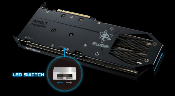 POWERCOLOR HELLHOUND RX9060XT 16G-L/OC Gaming Ekran Kartı