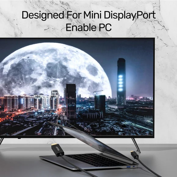 Unitek MiniDP to HDMI 1.4 4K/30Hz 2M Dönüştürücü Kablo V1152A